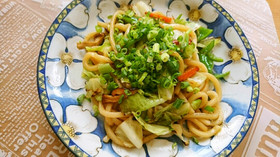 すき焼き風焼きうどん