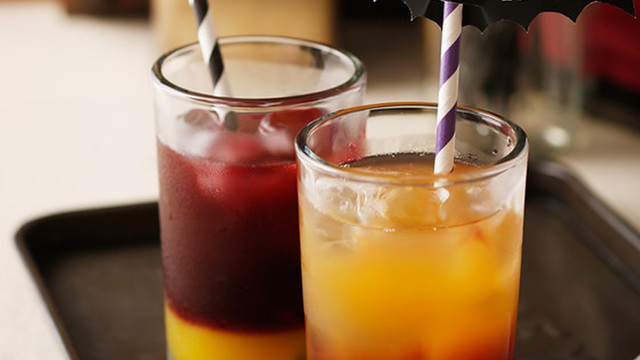 ぶどうとオレンジのハロウィンジュース レシピ 作り方 By Pixus クックパッド