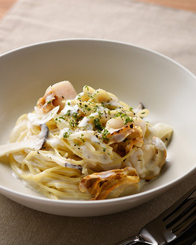 フライパン1つでほたてのワンポットパスタ