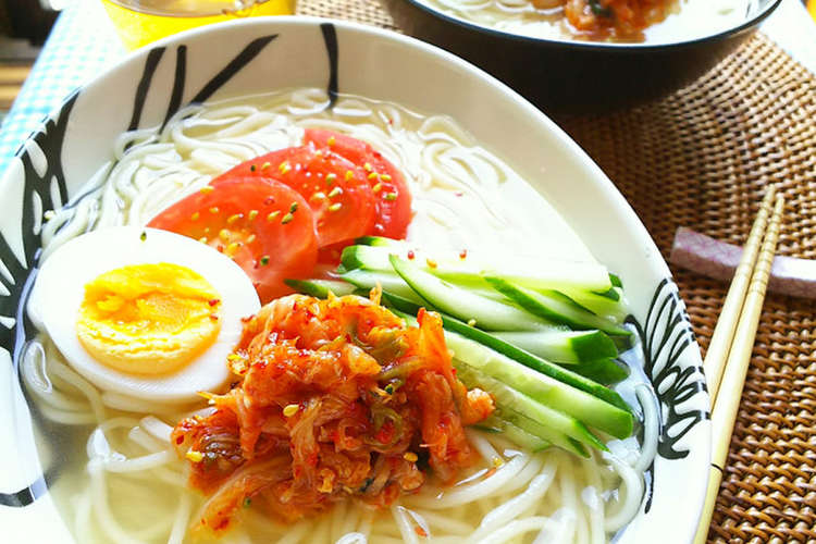 韓国冷麺風そうめん レシピ 作り方 By スノーキッチン クックパッド 簡単おいしいみんなのレシピが360万品