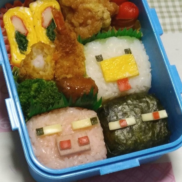 キャラ弁 マインクラフト レシピ 作り方 By 頑張れ ママ クックパッド 簡単おいしいみんなのレシピが352万品