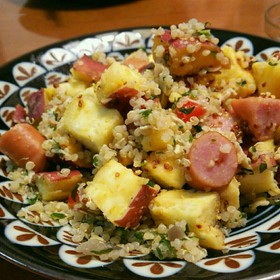キヌアリメイク!さつまいもホットサラダ