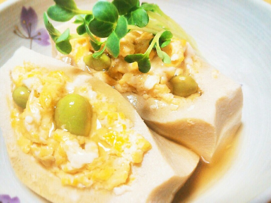 高野豆腐の卵詰めの画像