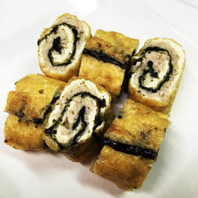 鶏ミンチののりのり信田巻き