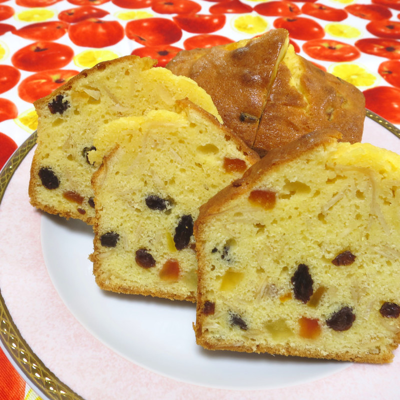 簡単なアップルフルーツケーキのレシピ