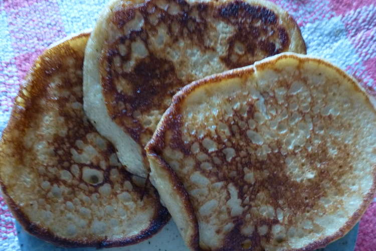 砂糖不使用の優しいバナナごはんパンケーキ レシピ 作り方 By Susannah2 クックパッド 簡単おいしいみんなのレシピが364万品