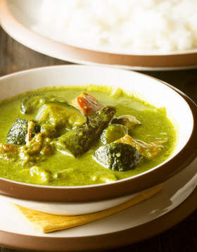 糀甘酒で作るグリーンカレー