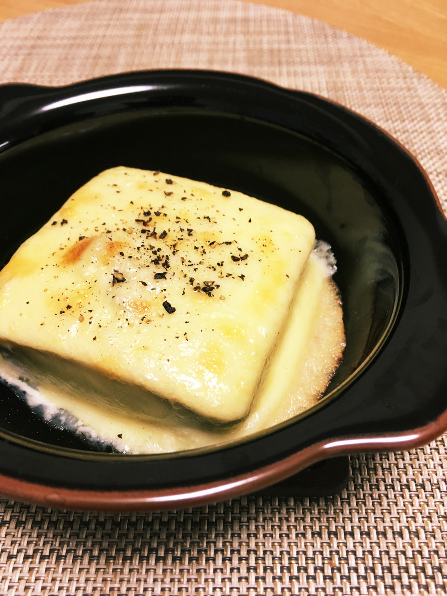 豆腐の明太チーズ焼きの画像