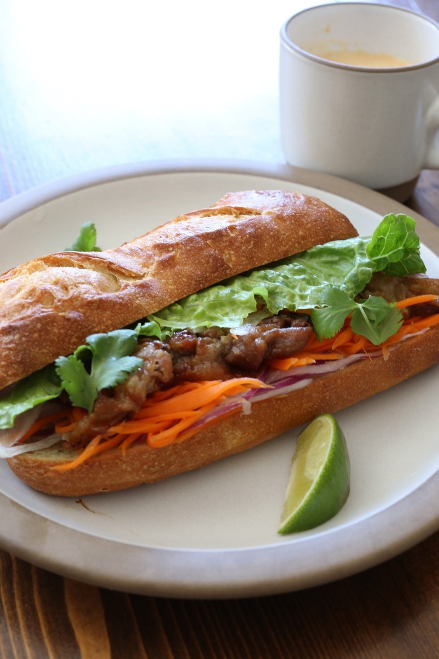 レモングラスポークのグリル バインミー レシピ