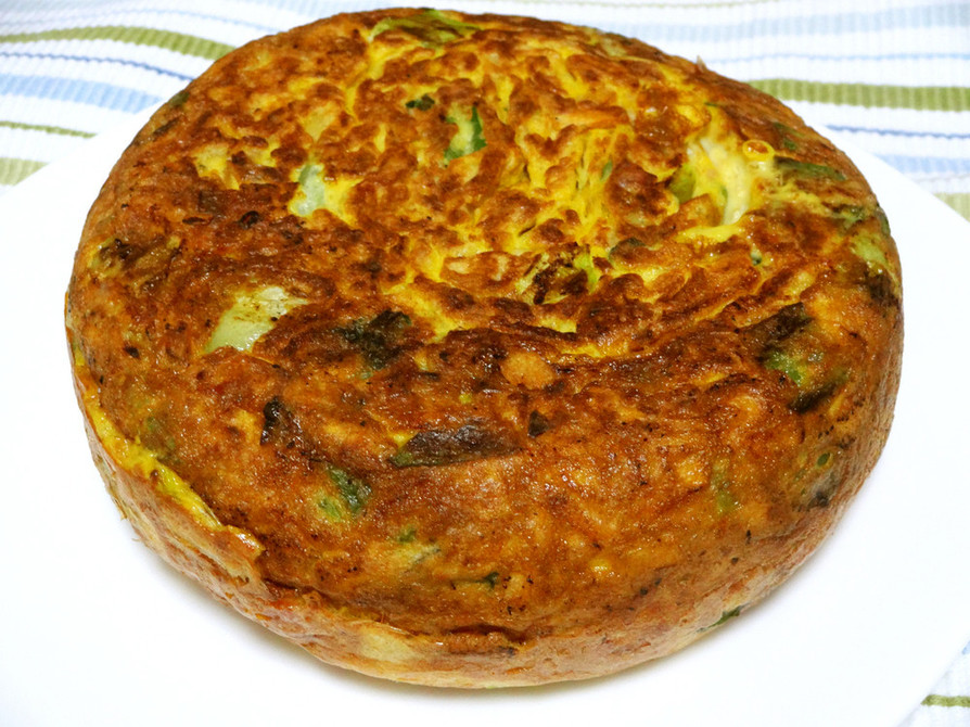 スパニッシュポテトオムレツ（スパニッシュトルティーヤ）のレシピ