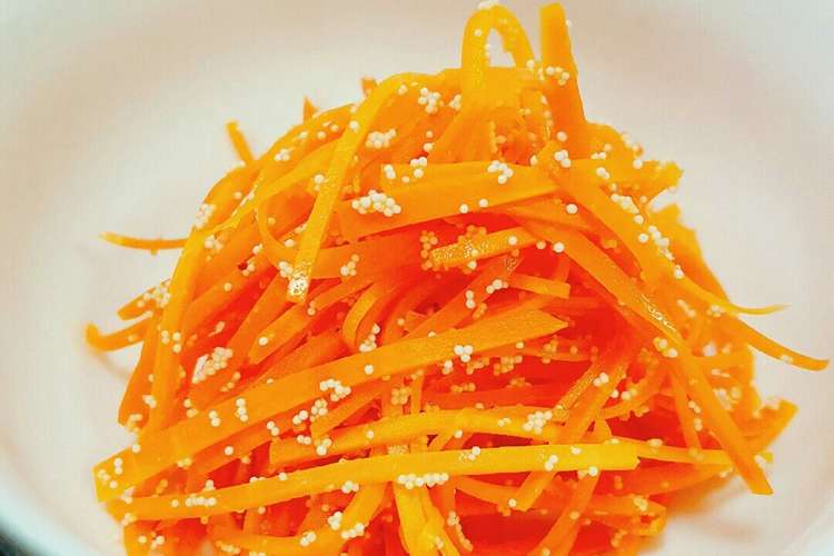 人参の辛子明太子炒め レシピ 作り方 By 白川友之助5035 クックパッド 簡単おいしいみんなのレシピが370万品