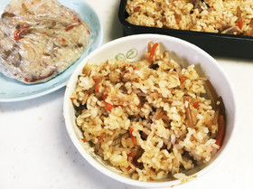 残りご飯deヘルシーな鶏飯(ササミ)