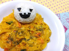 ハロウィン☆カボチャクリームシチュー