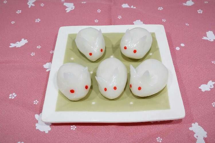 簡単 お月見うさぎ団子 レシピ 作り方 By べりぃるーみぃ クックパッド 簡単おいしいみんなのレシピが352万品