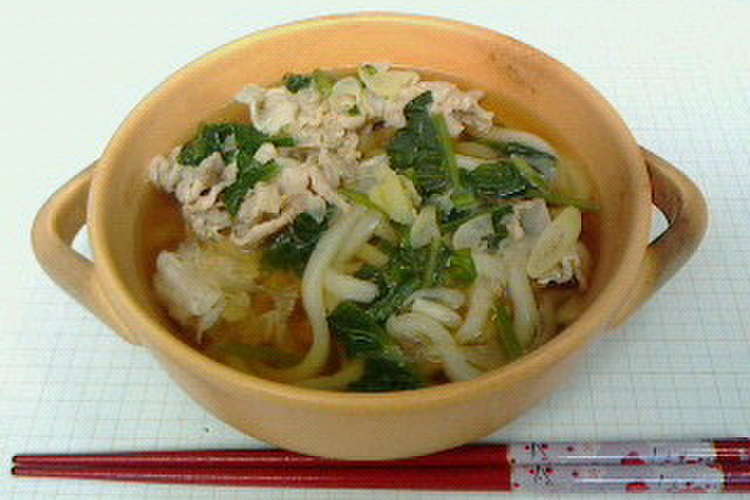 ぽかぽか ほうれん草と葱の肉うどん レシピ 作り方 By メリッサ クックパッド 簡単おいしいみんなのレシピが355万品