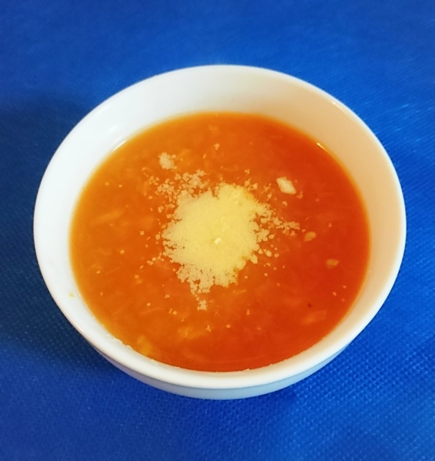 お腹に優しく健康的♪トマトコンソメスープの画像