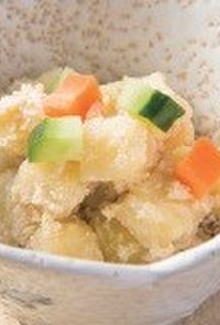 五郎島金時と野菜の白和え　レモン風味
