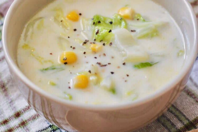 白菜のミルクスープ レシピ 作り方 By 栄養士のれしぴ クックパッド