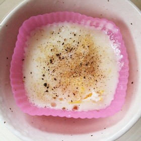 メッチャ簡単♡レンジde目玉焼き♪