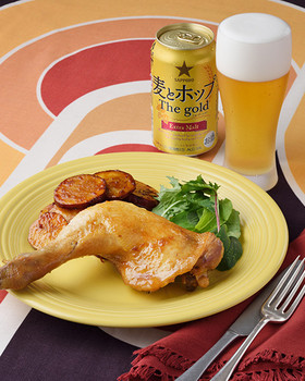 骨付きチキンのゴールデンロースト