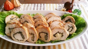 コク旨♪簡単!鶏ムネチーズロール