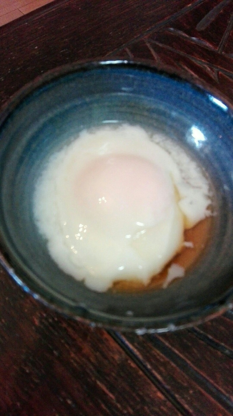 冷凍たまごで、プルプル温泉卵の画像