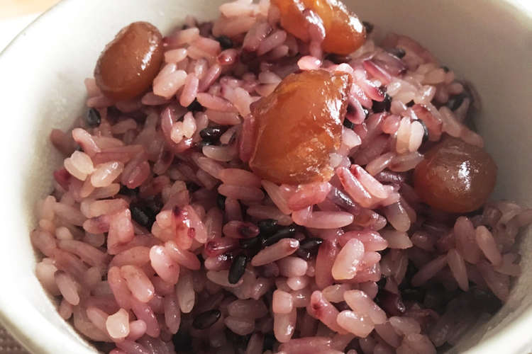 食紅を使わない我が家の甘 い赤飯 レシピ 作り方 By Aki キッチン クックパッド 簡単おいしいみんなのレシピが356万品