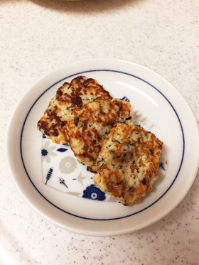 離乳食後期*簡単手づかみ豆腐ハンバーグ