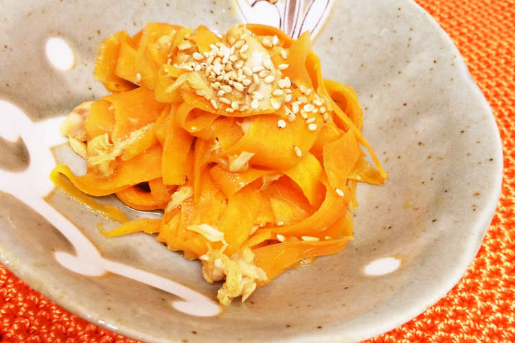 ピーラー 麺つゆで 簡単にんじんしりしり レシピ 作り方 By ありさんのごはん クックパッド 簡単おいしいみんなのレシピが352万品