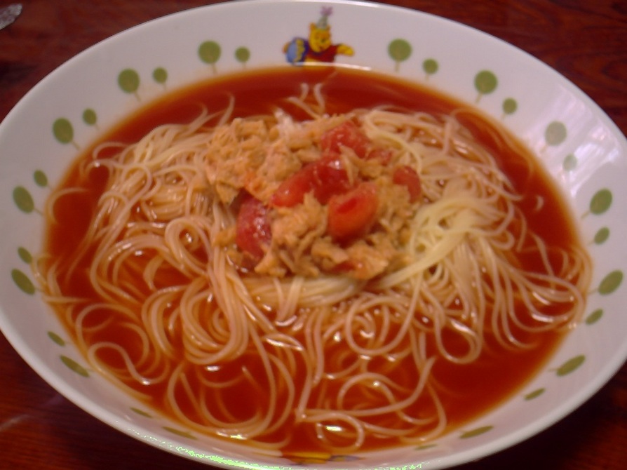 冷製★トマトスープパスタ★の画像
