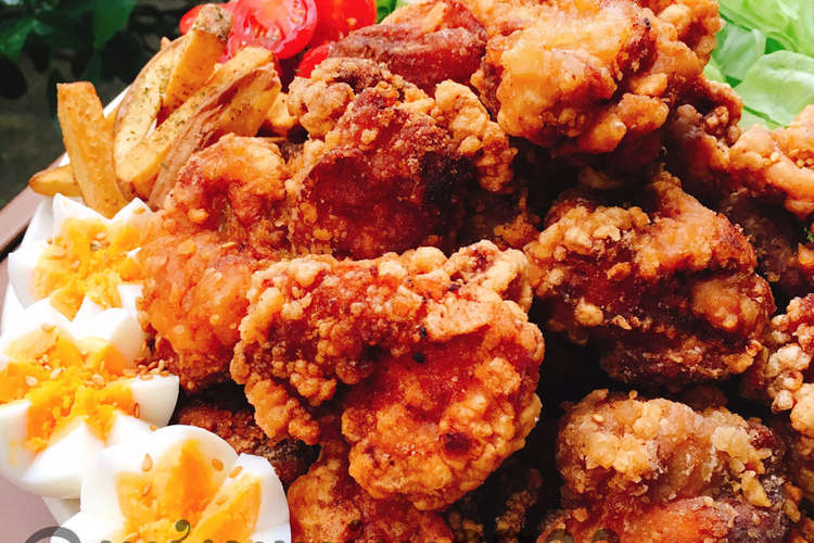 にんにくたっぷり鶏ももザンギ 唐揚げ レシピ 作り方 By Misumisu07 クックパッド 簡単おいしいみんなのレシピが354万品
