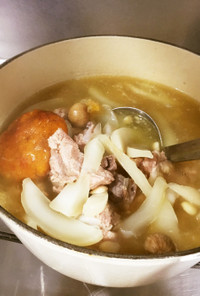 食べるスープ：漢方咳き止め編、ルクルで