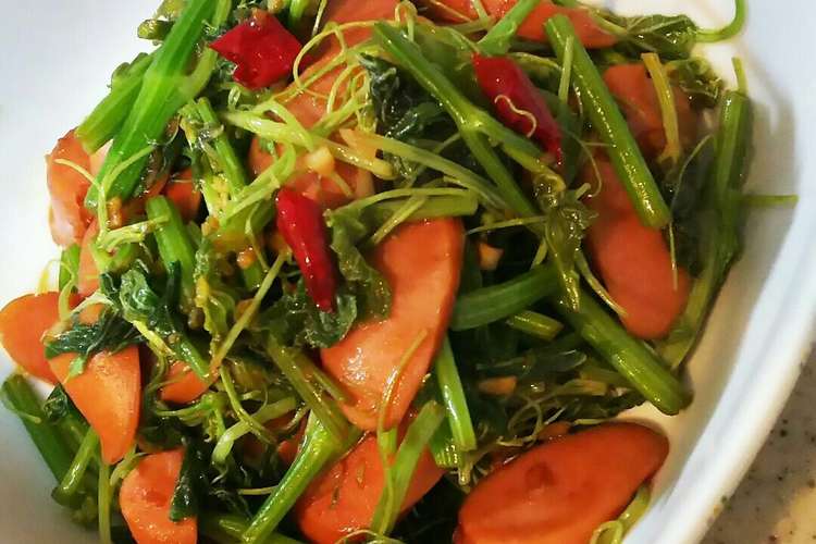 ハヤトウリの新芽の炒め物 レシピ 作り方 By アンバーローズ クックパッド 簡単おいしいみんなのレシピが359万品