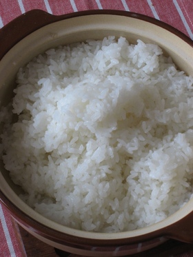 ふっくら最高❤だれでも炊ける土鍋でご飯