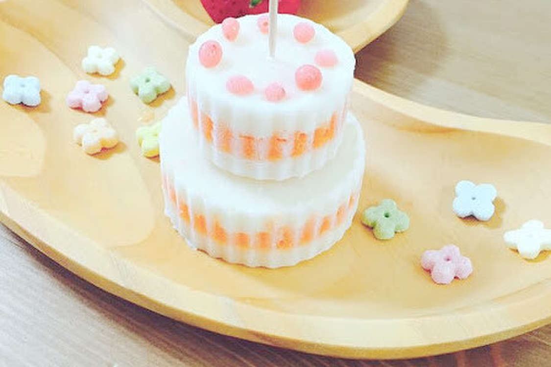 ハーフバースデーに 離乳食ケーキ レシピ 作り方 By Mimiko2770 クックパッド 簡単おいしいみんなのレシピが378万品
