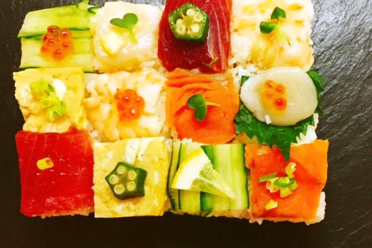 可愛い きれい モザイク寿司 レシピ 作り方 By ななまま クックパッド 簡単おいしいみんなのレシピが355万品