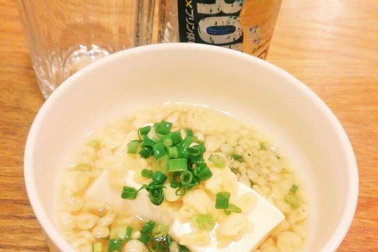 超簡単 揚げ玉豆腐 レシピ 作り方 By かちょーレシピ クックパッド