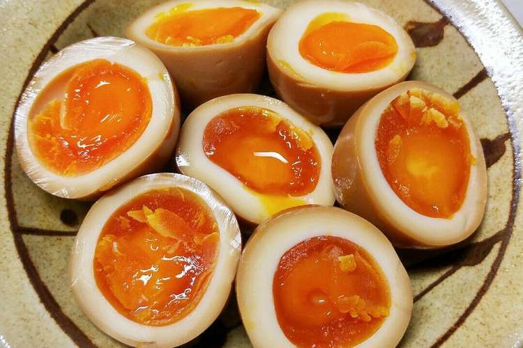 半熟の煮卵 ゆでて漬け込むだけ レシピ 作り方 By クックsuss0z クックパッド 簡単おいしいみんなのレシピが360万品