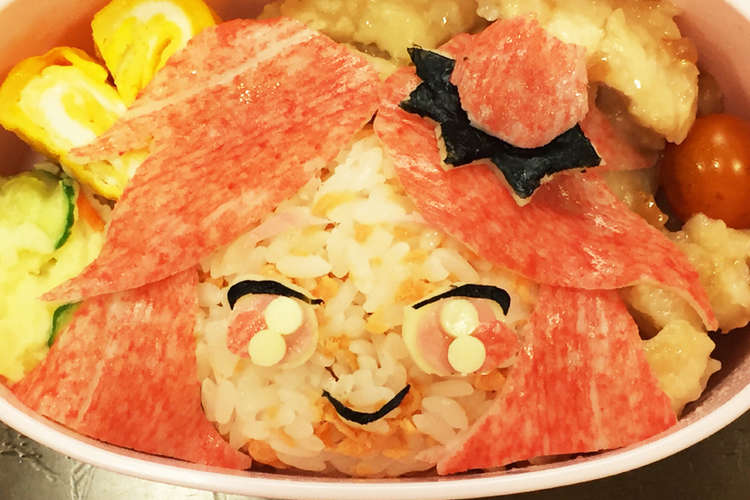 リルリルフェアリル ローズのキャラ弁 レシピ 作り方 By Deruo クックパッド