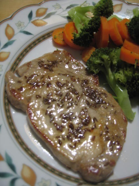 シンプルなポークチョップのレシピ