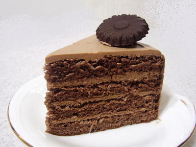 チョコレートクリームケーキの画像