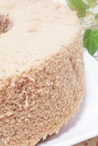 ノンオイル♪ 栗の米粉シフォンケーキ