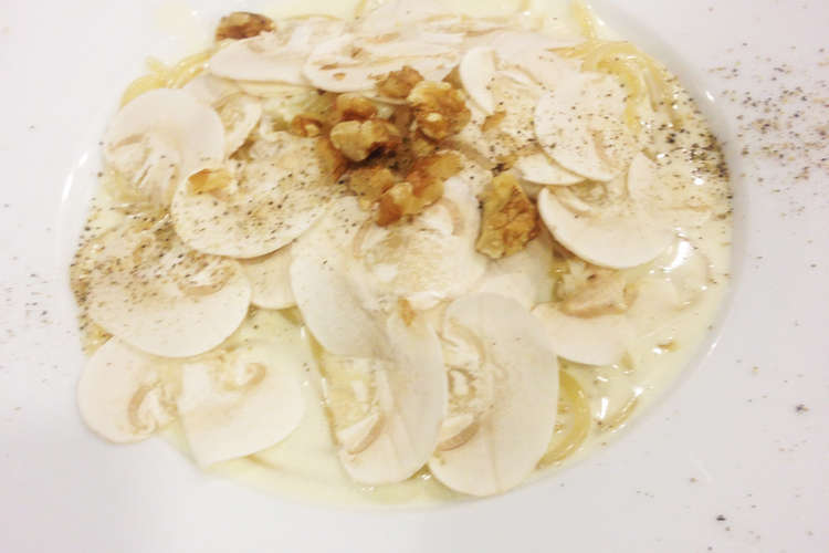 クワトロフォルマッジ 生マッシュルーム レシピ 作り方 By 勇者の遺伝子 クックパッド 簡単おいしいみんなのレシピが354万品