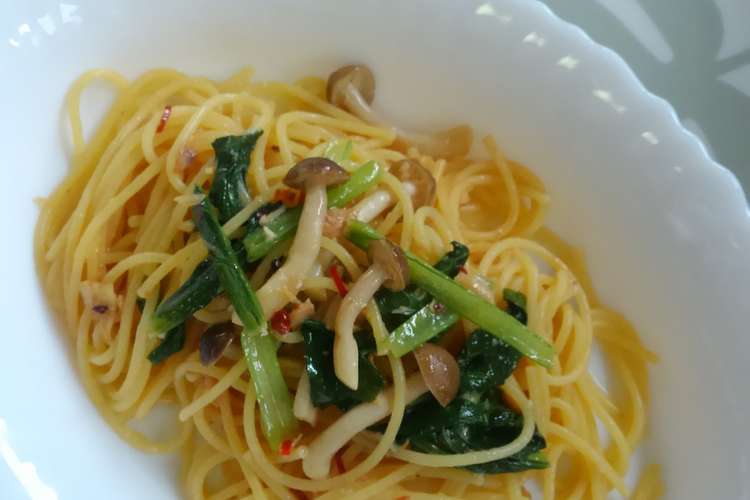 小松菜と生姜de和風鮭パスタ レシピ 作り方 By イチママ クックパッド 簡単おいしいみんなのレシピが349万品