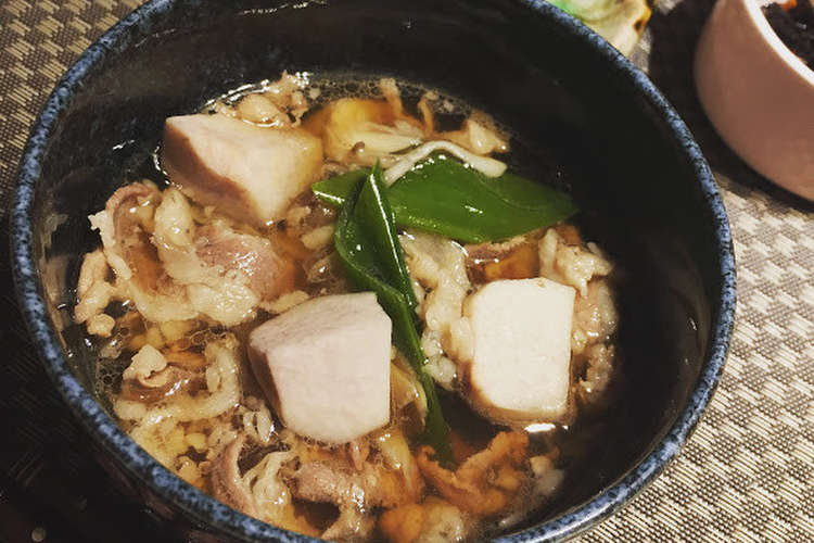 外国産のお肉でもおいしい 本場山形の芋煮 レシピ 作り方 By Mimiko2770 クックパッド 簡単おいしいみんなのレシピが357万品