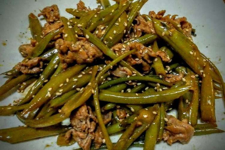 空芯菜 エン菜 と豚肉のラー油黒酢炒め レシピ 作り方 By 魚先輩 魚センパイ クックパッド 簡単おいしいみんなのレシピが352万品