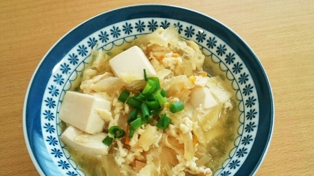 幼児食に めんつゆで簡単に豆腐の卵とじ レシピ 作り方 By シナモシナモ クックパッド 簡単おいしいみんなのレシピが360万品