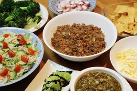 ヘルシオで野菜たっぷりタコス