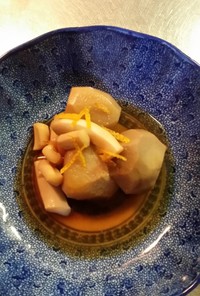 里芋とイカの簡単煮