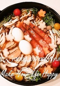 フォトジェニック☆秋の海鮮キムチ鍋